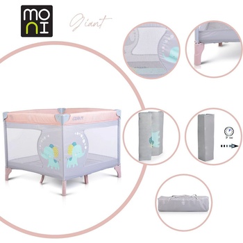 Image 1 of Moni Детска кошара за игра Giant светлорозов (108639)