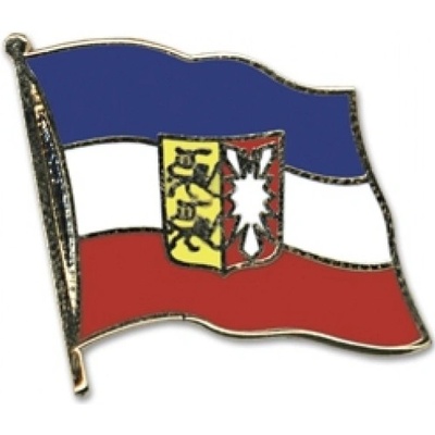 Odznak (pins) 20mm vlajka Šlezvicko-Holštajnsko - farebný