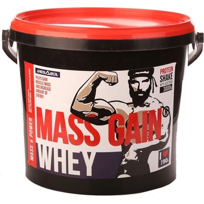 MEGABOL Whey Mass Gain, 3000 Grams
