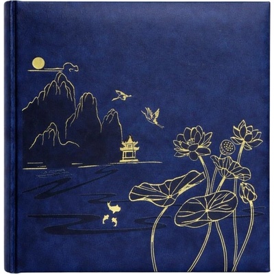 GEDEON Fotoalbum LOTUS, 10x15, šité, 200 fotografií Barva: Modrá