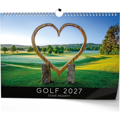 Golf české resorty nástěnný 2027
