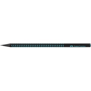 Faber-Castell Sparkle Midnight B триъгълен черен/океански син графитен молив FC118268 (FC118268)