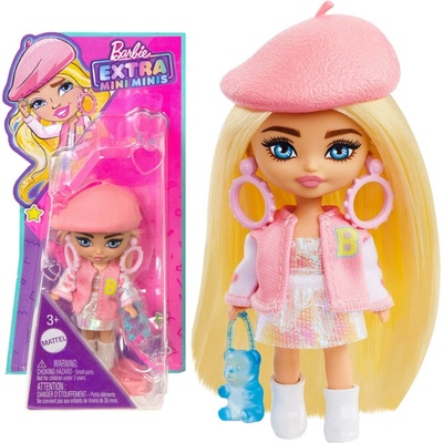 Barbie Extra Mini Minis Doll Blonde Varsity Jacket