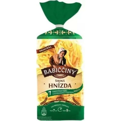 Druid Babičkine cestoviny široké hniezda 250g