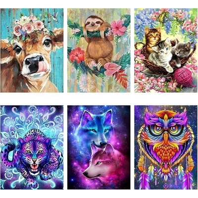 SupLetsico diamantové obrazy zvířat – Zbozi.Blesk.cz