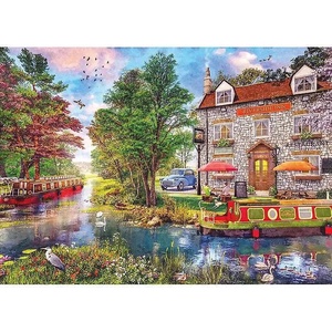 Gibsons - Puzzle Riverside Inn - 1 000 piese