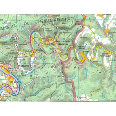 Charleville-Méziers Verdun 1:100 000 mapa