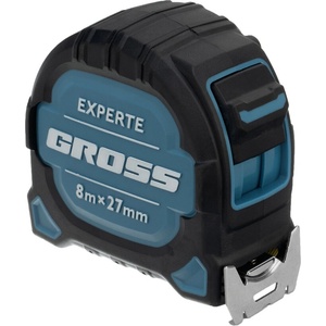 GROSS Магнитна ролетка Gross Experte 32576, 8 м x 27 мм, двустранна