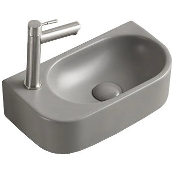 Mexen Viera отгоре стояща мивка отдясно 40 x 21 см, светло сив мат - 21274061R (21274061R)