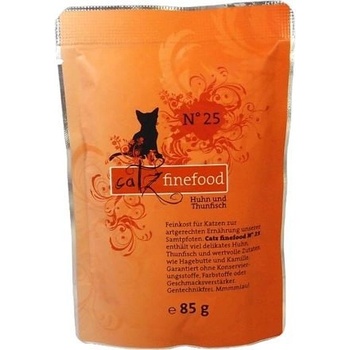 Catz finefood No.25 s kuracím mäsom a tuniakom 85 g