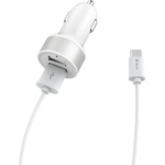 DEVIA Зарядно за кола с 2xUSB изхода и USB-C кабел за устройства с USB-C стандарт - Devia Dual USB Smart Charger USB-C Suit (98002)