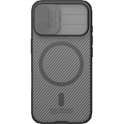 Nillkin Хибриден удароустойчив кейс с MagSafe за iPhone 17 - Nillkin CamShield Pro Magnetic Hard Case (черен-прозрачен) (57983127576)