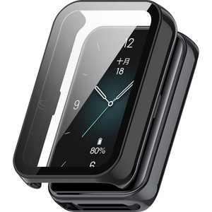 Techsuit Протектор за Honor Band 10 / Band 9 - Techsuit - Defense360 Pro + Протектор за екран - Черен (KF2358378)