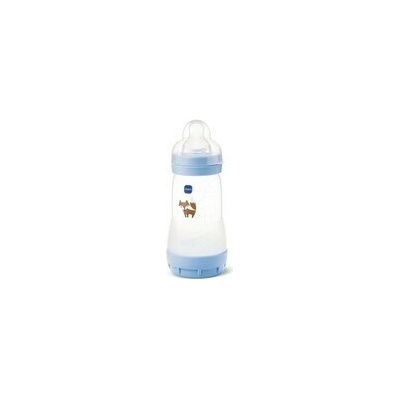 Mam kojenecká láhev anti colic Perfect Start Grounding in nature modrá 260 ml