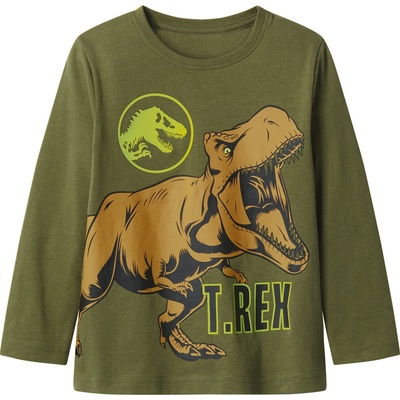 Chlapecké triko s dlouhými rukávy zelená – Sleviste.cz