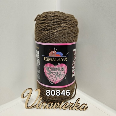 Himalaya Super Soft Yarn 80846 hnedá