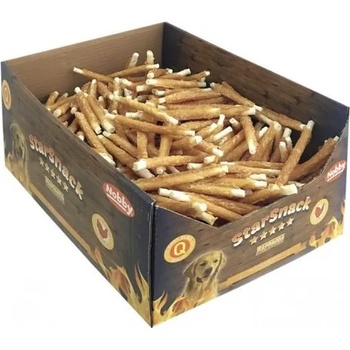 Image 1 of NOBBY Лакомство StarSnack BBQ Wrapped Chicken - 72% пиле и 23.5% натурална телешка кожа, Ø 7-8 мм / 12, 5 см - НАСИПНО - NOBBY Германия - 50475