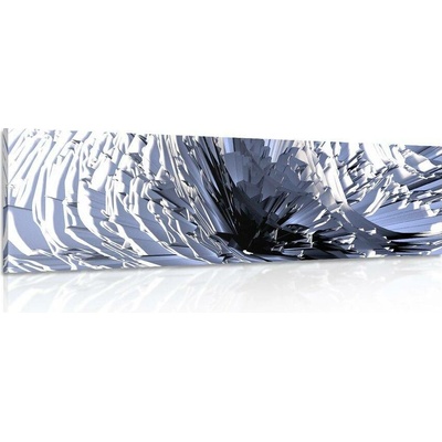 Obraz abstrakce materiálu - 120x40