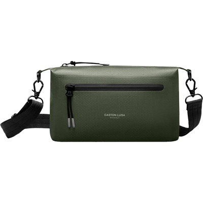 Gaston Luga Чанта за рамо Gaston luga Lightweight DuoSeal Crossbody Shoulder bag - Olive - размер 2, 9 l (510-7020-0311)