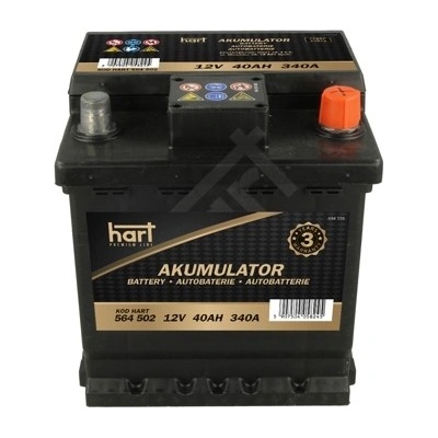 Hart 12V 40Ah 340A 564 502
