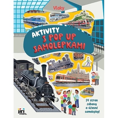 Aktivity s pop-up samolepkami Vlaky