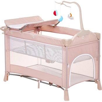 Детска кошара на 2 нива - fabian, бежова - Бежов