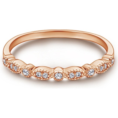 Lunica Stříbrný prstýnek TŘPYT ROSE 0619 6