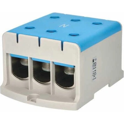 Pollmann Elektrotechnik 1006645 Svorka univerzální UK 240/3 N, 425A, 1pól., AL/CU, krytá, modrá, na panel /2090314