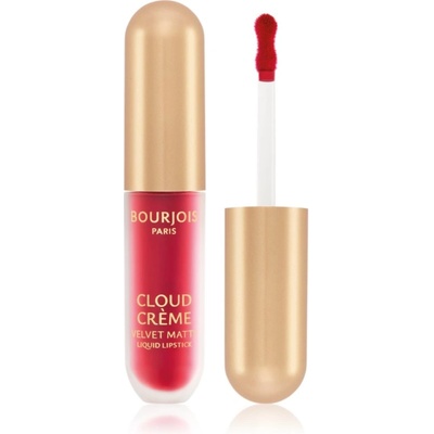 Bourjois Cloud Crème Velvet Matte ултра матиращо течно червило цвят 07 Red-y or Not 3.1ml