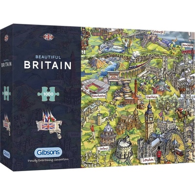 GIBSONS Nádherná Británie 1000 dielov