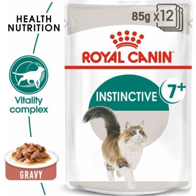 ROYAL CANIN INSTINCTIVE 7+ mokré krmivo v omáčce pro starší kočky 48 × 85 g