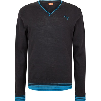 PUMA Мъжка блуза Puma Golf V Neck Sweater Mens - Black