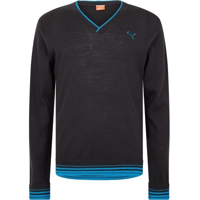 PUMA Мъжка блуза Puma Golf V Neck Sweater Mens - Black