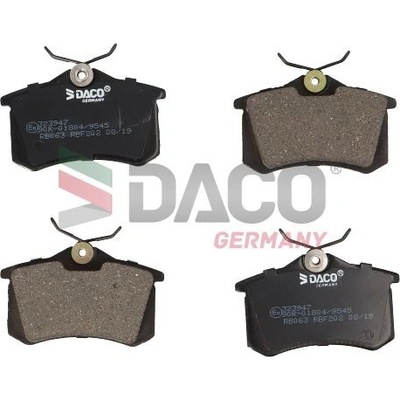 Sada brzdových platničiek kotúčovej brzdy DACO Germany 323947