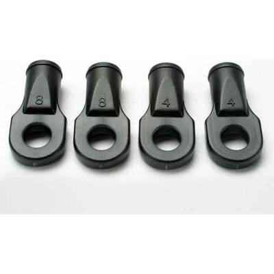 Traxxas Накрайници за щанги Traxxas Rod ends, Revo (large, for rear toe link only) (4), TRX5348 (TRX5348)