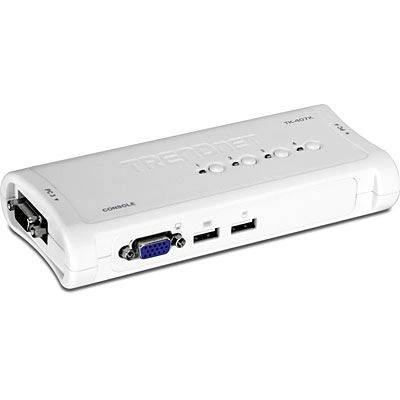 TRENDnet Суич KVM TRENDnet TK-407K, 4 порта USB (TK-407K)