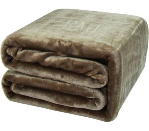 EMI polyester čierna deka 150x200