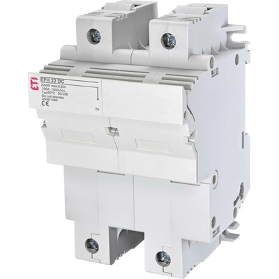 ETI Poistkový odpínač pre 22x58 poistky ETI 002570203 EFH 22 DC 2p 35572