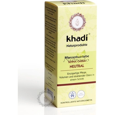 Khadi rostlinná barva na vlasy neutrální Senna / Cassia 100 g