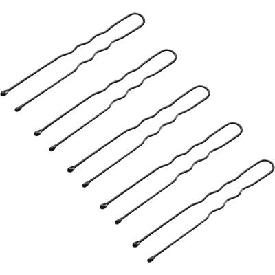 ACTIVESHOP Kovové kadeřnické sponky do vlasů E-65 300ks 5CM Černé