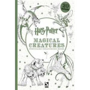 Harry Potter Magical Creatures Postcard Colouring Book | Warner Bros (2016)