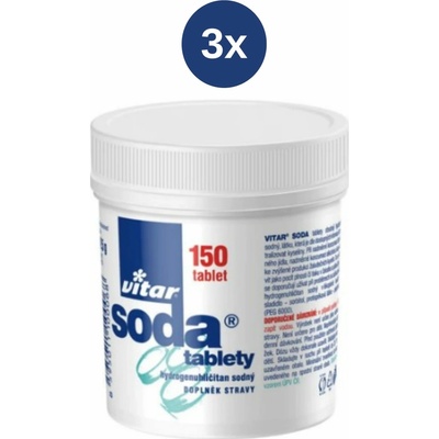 Vitar Soda 3x 150 tabliet