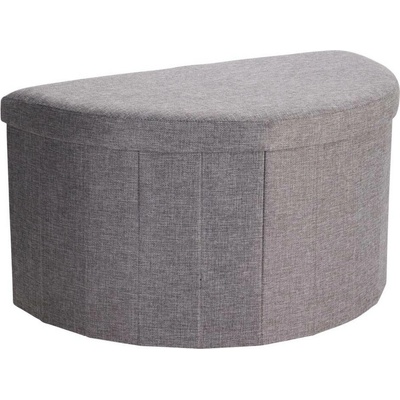 STORAGE SOLUTIONS Taburet s úložným prostorem 69 × 38 cm šedá KO-170499880seda