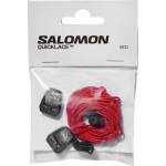 Salomon Връзки за обувки Salomon Quicklace Kit Laces - Racing Red / Black / Black - размер One Size (209-0320-0311)