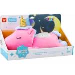 LEAN Toys Plush Unicorn Sleeping Cuddly Toy Projector Sound Noise Pink