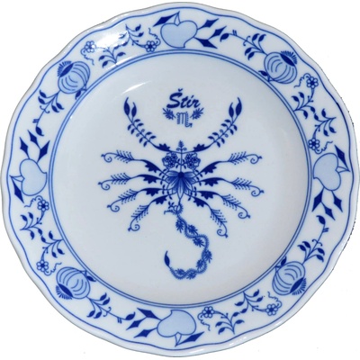 Cibulak Tanier zverokruh horoskop Škorpión 24cm Originálny Český Porcelán Dubí