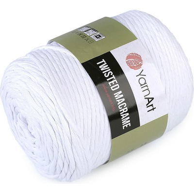 Pletací příze Twisted Macrame 500 g rozčesávací Varianta: 1 (751) bílá, Balení: 1 ks