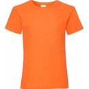 Valueweight Fruit of the Loom dievčenské tričko oranžová