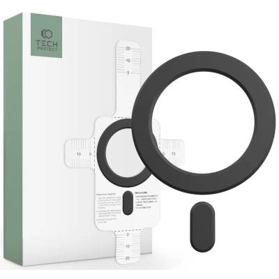 Tech-Protect MAGMAT MagSafe универсален магнитен пръстен черен