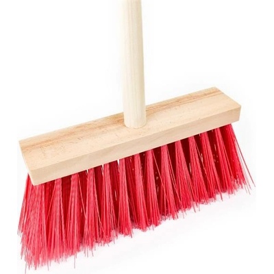 Kartáčovny 2736011 Koště chodníkové s holí PET 250 x 55 mm vlákno PET